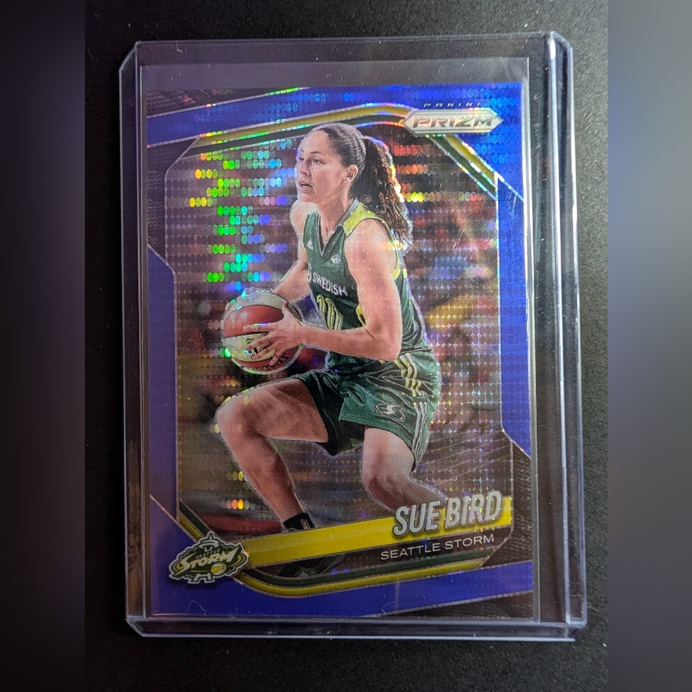 SUE BIRD 2025 Panini Prizm WNBA #38 Blue Pulsar /199 Seattle Storm